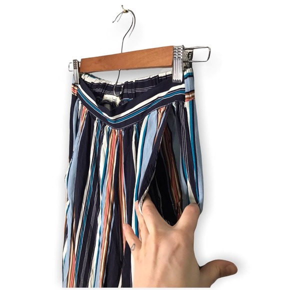 Love to be Spoiled | Colorful Striped High Rise Wide Leg Pants Boho Fest… - Picture 4 of 10